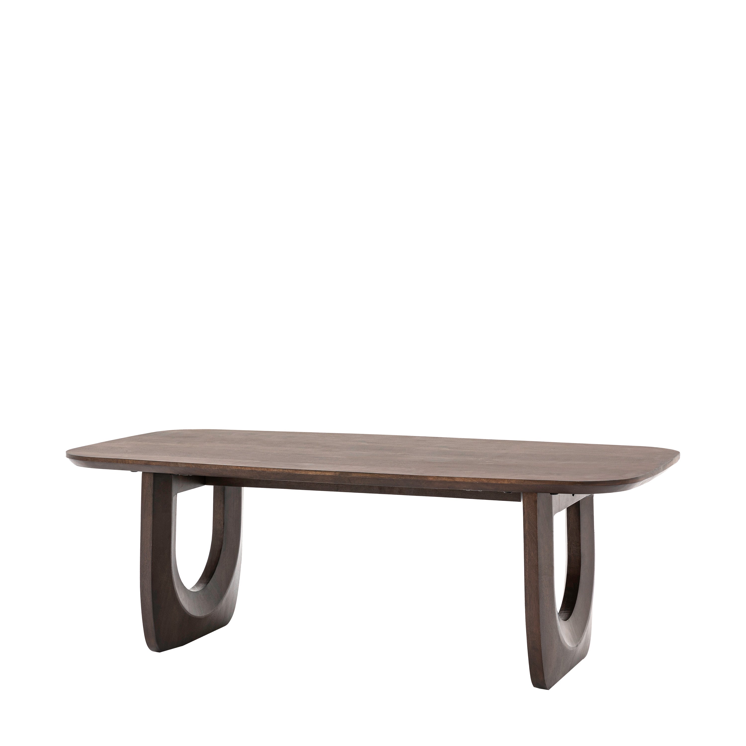 Hank Brown Mango Wood Carved Coffee Table